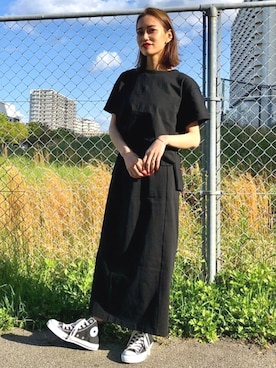 「LIPSTAR（リップスター）のアイテム」を使った、lipstar_officialさん（レディース・165cm）の春コーディネート