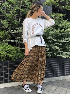 「LIPSTAR（リップスター）のアイテム」を使った、lipstar_officialさん（レディース・154cm）の秋コーディネート