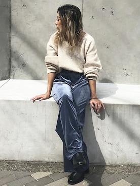 「LIPSTAR（リップスター）のアイテム」を使った、lipstar_officialさん（レディース・154cm）の秋コーディネート