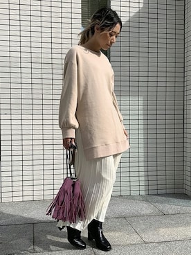 「リップスター」｜「アイテム（ブーツ）」を使った、lipstar_officialさん（レディース・154cm）の秋コーディネート