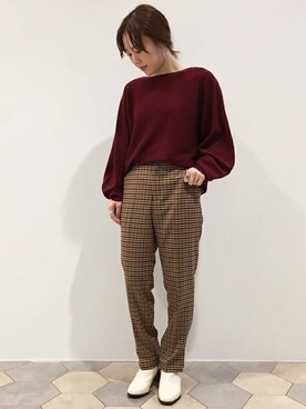 「リップスター」｜「アイテム（ブーツ）」を使った、lipstar_officialさん（レディース・153cm）の秋コーディネート