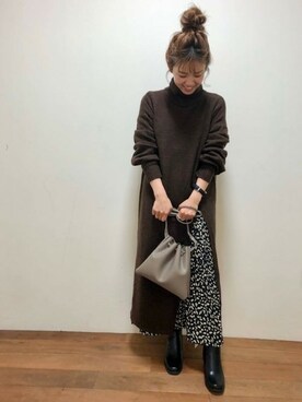 「リップスター」｜「アイテム（ブーツ）」を使った、lipstar_officialさん（レディース・152cm）の秋コーディネート