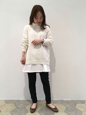 lipstar_officialさん（レディース・153cm）の冬コーディネート
