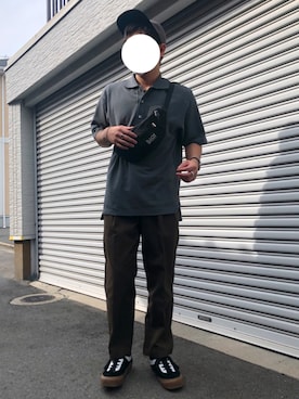 「Steven Alan（スティーブンアラン）のアイテム（キャップ）」を使った、jinさん（メンズ・165cm）の夏コーディネート