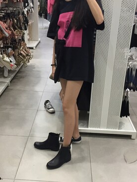 「日常」｜「アイテム（ブーツ）」を使った、2Umyloveさん（レディース・165cm）の秋コーディネート