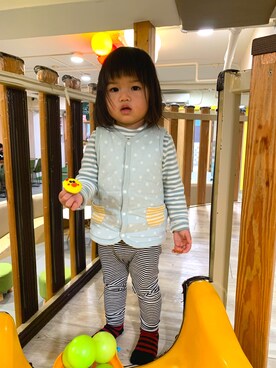 「lativ（ラティーヴ）のアイテム」を使った、DoDoさん（キッズ・80cm）の冬コーディネート