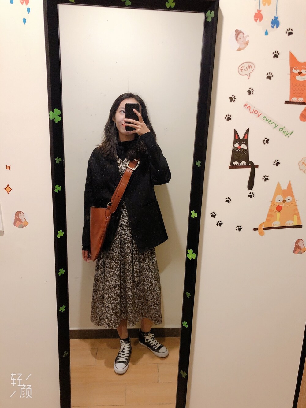 「MILKのアイテム（スーツジャケット、ブラック系）」を使った、Aho_さん（レディース・167cm）の秋コーディネートの1枚目の写真