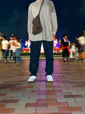 「Needles（ニードルス）のアイテム（バッグ）」を使った、まっつんさん（メンズ・176cm）の秋コーディネート