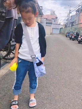 RionAさん(キッズ・92cm)の夏コーディネート