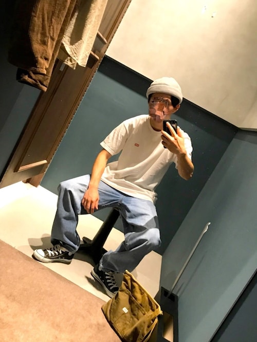 四頭身 Chumsのtシャツ カットソーを使ったコーディネート Wear