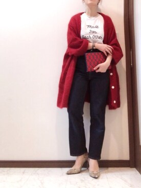 Tomoさん(レディース・160cm)の冬コーディネート