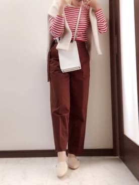 「ISABEL MARANT（イザベルマラン）のアイテム（アクセサリー）」を使った、Tomoさん（レディース・160cm）の冬コーディネート