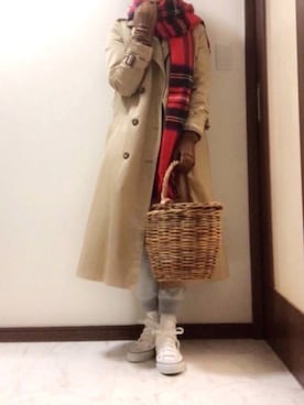 Tomoさん(レディース・160cm)の冬コーディネート