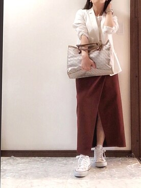Tomoさん(レディース・160cm)の春コーディネート