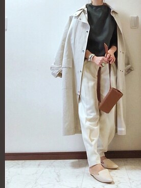 Tomoさん(レディース・161cm)の冬コーディネート