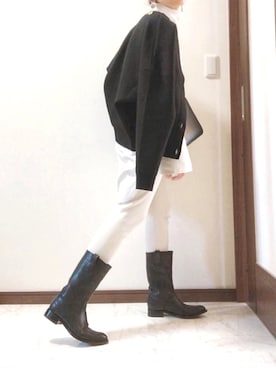 Tomoさん(レディース・161cm)の冬コーディネート