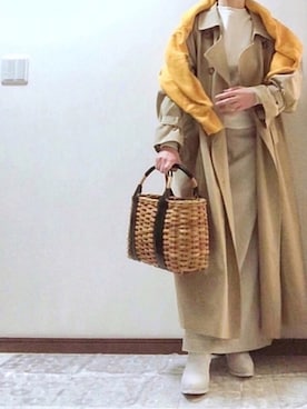 Tomoさん(レディース・161cm)の冬コーディネート