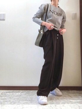 Tomoさん（レディース・161cm）の冬コーディネート