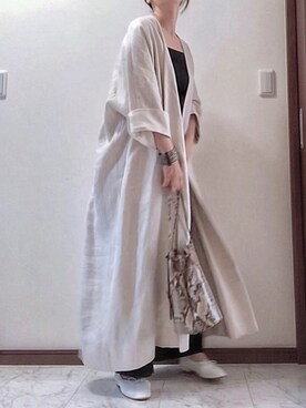 「Chaos（カオス）のアイテム（その他アウター）」を使った、Tomoさん（レディース・161cm）の夏コーディネート