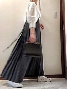 Curensology プリーツサロペットスカート Curensology プリーツサロペットスカート Curensology（カレン