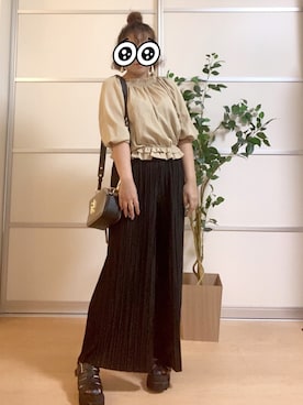 ハルカさん（レディース・159cm）の秋コーディネート