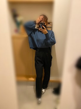 「アイテム（ブーティ、シルバー系）」を使った、ハルカさん（レディース・159cm）の秋コーディネート