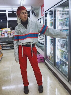 「スプリングSENSEOFPLACE」｜「アイテム（ジャケット/アウター）」を使った、KAITO  MORIさん（メンズ・174cm）の春コーディネート