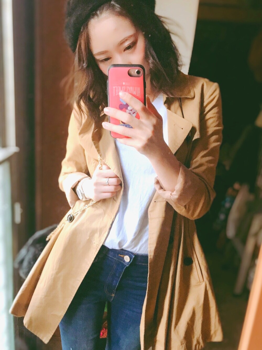 「カジュアルコーデ、ootd、休日コーデ、ZARA、梅田、春」｜「ZARAのアイテム（タンクトップ、ホワイト系）」を使った、mayu.さん（レディース・163cm）の春コーディネートの1枚目の写真