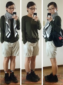 H&M | ベージュショートパンツ(その他パンツ)