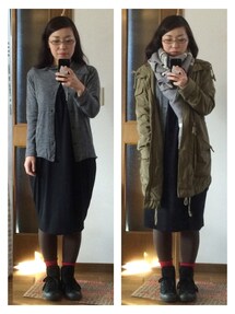 haco! | だぼだぼ黒ワンピース(ワンピース)