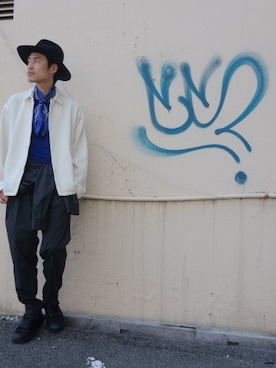 「UNUSED（アンユーズド）のアイテム（ジャケット/アウター）」を使った、ONEPAIRさん（メンズ・173cm）の春コーディネート