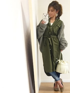 「ドラフトアングリッド」｜さやさん（レディース・158cm）の春コーディネート