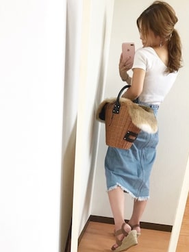 「アイテム（ピアス（両耳用））」を使った、さやさん（レディース・158cm・30代）の夏コーディネート