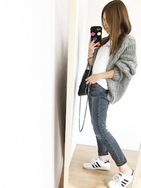 「501skinny」｜さやさん（レディース・158cm）の秋コーディネート