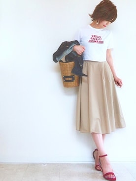 「アイテム（ピアス（両耳用））」を使った、さやさん（レディース・158cm・30代）の夏コーディネート