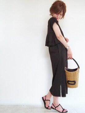 「アイテム（ピアス（両耳用））」を使った、さやさん（レディース・158cm・30代）の夏コーディネート