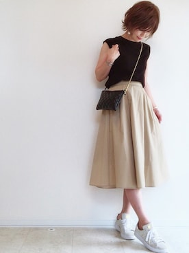 「アイテム（ピアス（両耳用））」を使った、さやさん（レディース・158cm・30代）の夏コーディネート