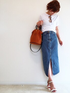 「アイテム（ピアス（両耳用））」を使った、さやさん（レディース・158cm・30代）の夏コーディネート