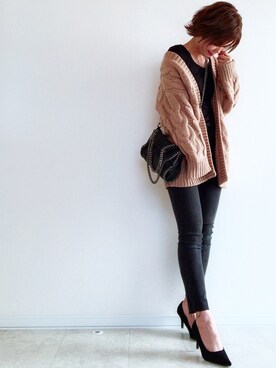 「AmiAmi（アミアミ）の【雑誌steady.5月号掲載商品】走れる7cmヒールパンプス/生地巻きヒール/春夏Ver.（パンプス）」を使った、さやさん（レディース・158cm）の秋コーディネート