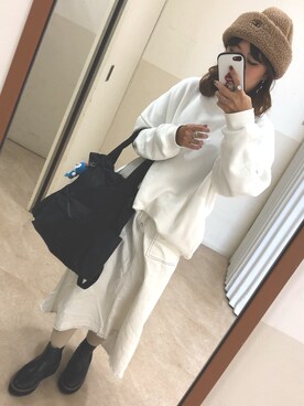 しーさん（レディース・156cm）の冬コーディネート