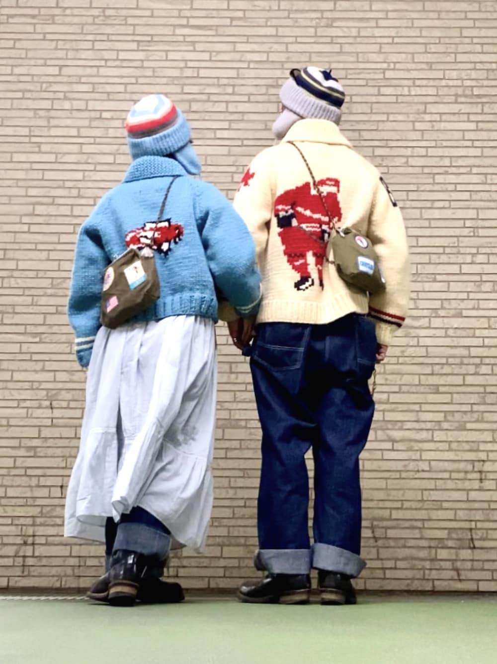 美品　BEAMS BOY × CANADIAN ショートカウチン カウチンニット BEAMSBOY × KANATA カナダ製カウチンカーディガン - メルカリ