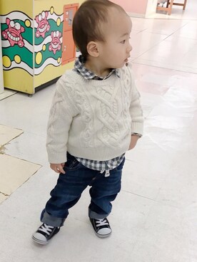 太海選手さん(キッズ・90cm)の春コーディネート