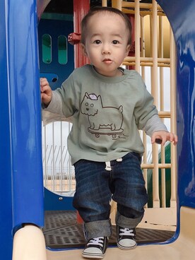 太海選手さん(キッズ・90cm)の春コーディネート