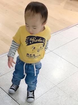 太海選手さん（キッズ・90cm）の春コーディネート