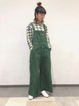 「RNA（アールエヌエー）のアイテム（オールインワン・サロペット）」を使った、WA ORientalTRaffic 池袋サンシャイン店さん（レディース・150cm）の春コーディネート