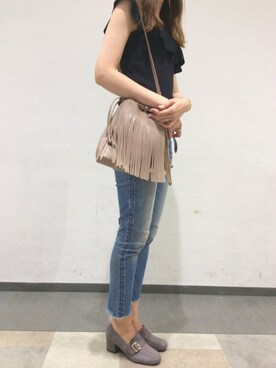 「チャンキーヒール」｜WA ORientalTRaffic 池袋サンシャイン店さん（レディース・160cm）の夏コーディネート