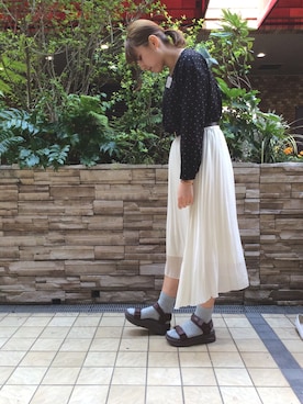 「ORTR（オーアールティーアール）のアイテム」を使った、WA ORientalTRaffic 池袋サンシャイン店さん（レディース・160cm）の春コーディネート