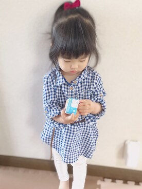 「静岡キッズ」｜YUZUKI☾さん（キッズ・80cm）の春コーディネート