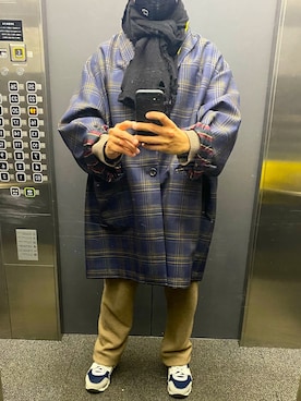 「MARNI（マルニ）のアイテム（シューズ）」を使った、everyday _ kolor さん（メンズ・177cm）の冬コーディネート
