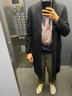 「LEMAIRE（ルメール）のアイテム（ジャケット/アウター）」を使った、everyday _ kolor さん（メンズ・177cm）の冬コーディネート